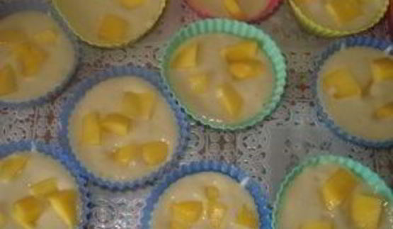 маффины с манго