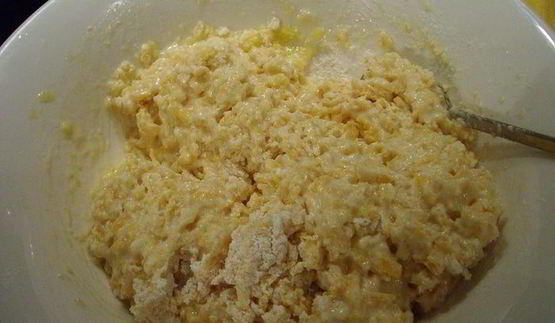 маффины с мраморным сыром