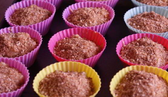 маффины с ревенем