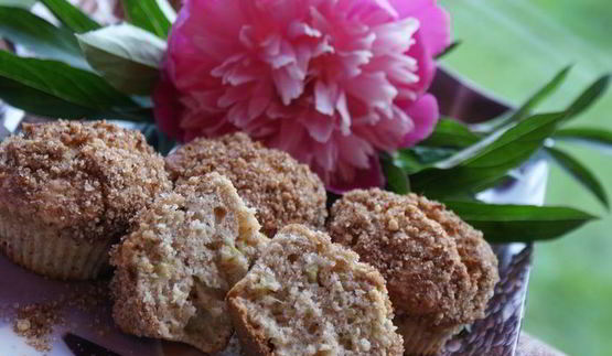 маффины с ревенем