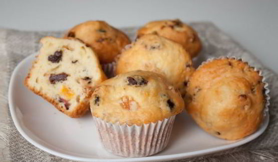маффины с сухофруктами