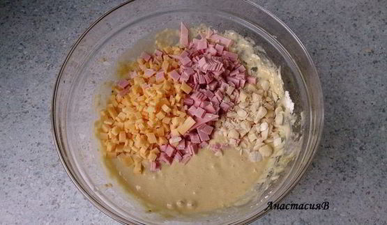 маффины с сыром и орехами макадамии