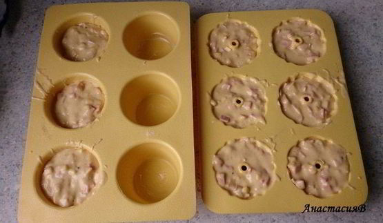 маффины с сыром и орехами макадамии