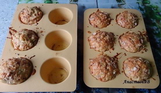 маффины с сыром и орехами макадамии