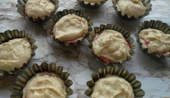 маффины с вишней