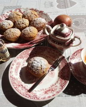 Маффины с яблоком и морковью