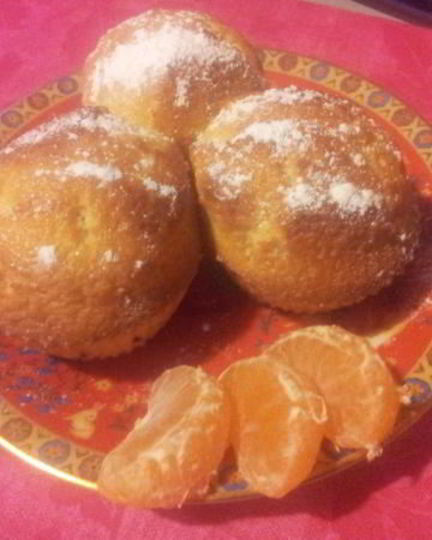 Рецепт мандариновых маффинов