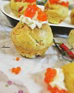 Мини-маффины с семгой