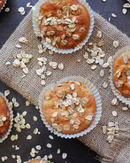 Овсяные маффины с яблоками