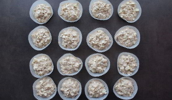 овсяные маффины с яблоками