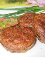 Печеночные маффины с начинкой и отрубями Лито