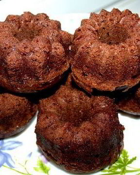 Простые маффины без молока и яиц