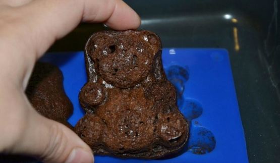 шоколадно-банановые маффины мишка барни