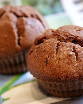 Шоколадные маффины на ряженке