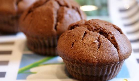 шоколадные маффины на ряженке