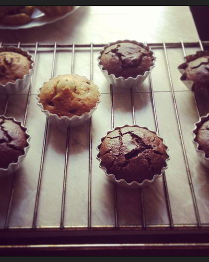 Рецепт шоколадных маффинов с кусочками шоколада