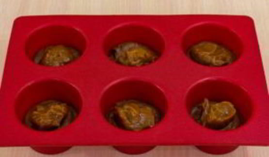 шоколадные маффины с вареной сгущенкой