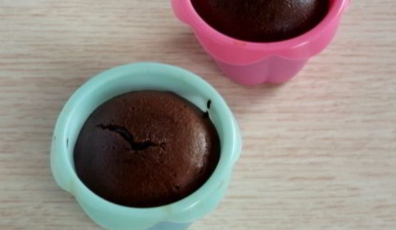 шоколадные маффины с жидкой начинкой