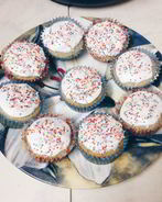 Сладкие маффины с глазурью