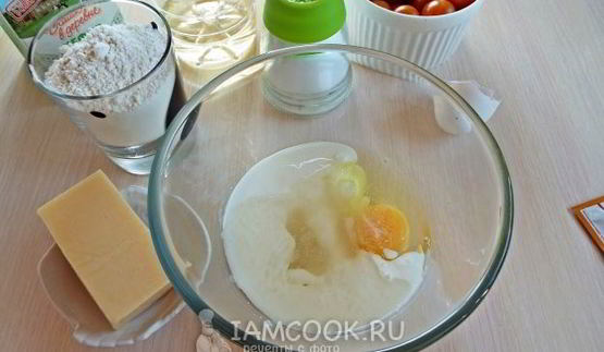 сырные маффины с черри