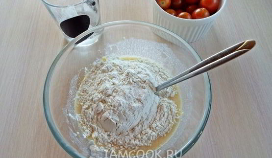 сырные маффины с черри