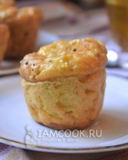 Рецепт творожных маффинов с кабачком