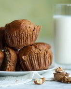 Тыквенные маффины с грецкими орехами