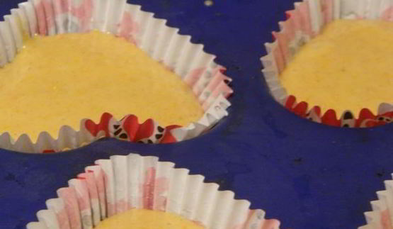 тыквенные маффины с нутеллой и сыром