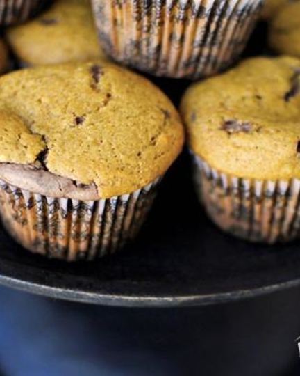 Рецепт тыквенных маффинов с нутеллой