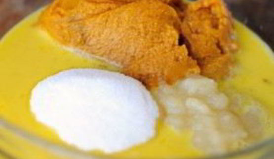 тыквенные маффины с нутеллой