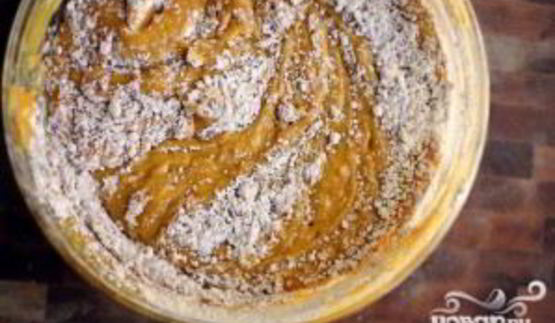 тыквенные маффины с нутеллой