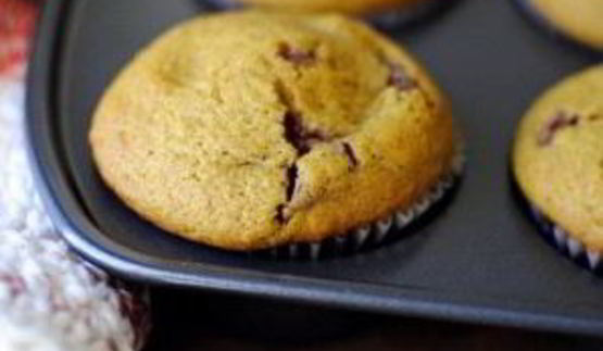 тыквенные маффины с нутеллой