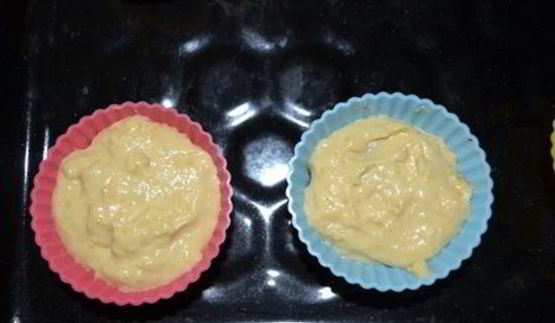 тыквенные маффины с шоколадной начинкой