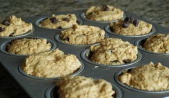 тыквенные маффины с шоколадом