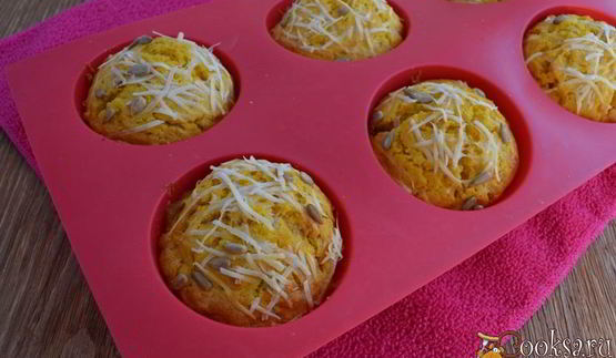 тыквенные маффины с сыром