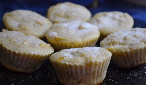 яблочно-банановые маффины