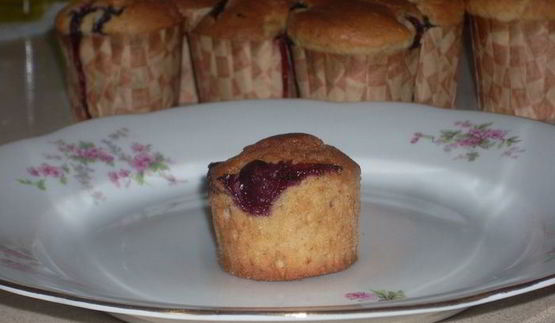 ягодные маффины