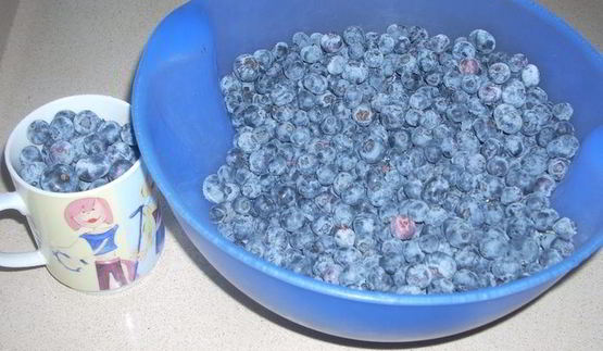 ягодные маффины