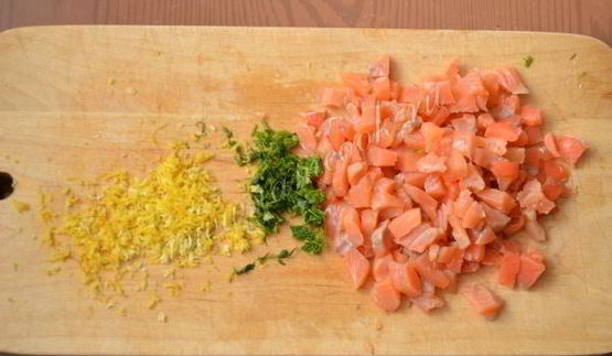 закусочные маффины с семгой