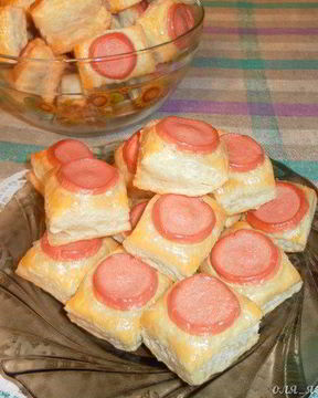 Мини-слойки Кнопки