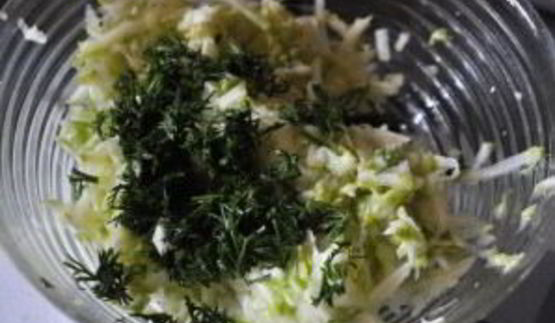 диетические оладьи из кабачков