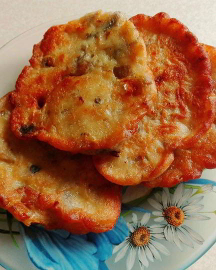 Рецепт грибных оладий