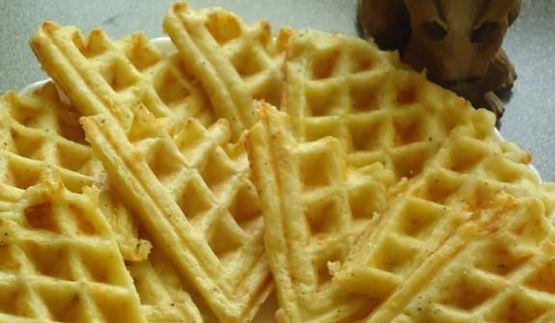 кабачково-сырные оладушки в вафельнице