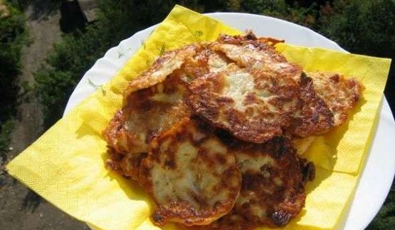 кабачковые оладьи