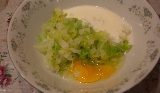 капустные оладьи на кефире