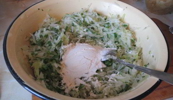 капустные оладьи