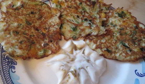 капустные оладьи