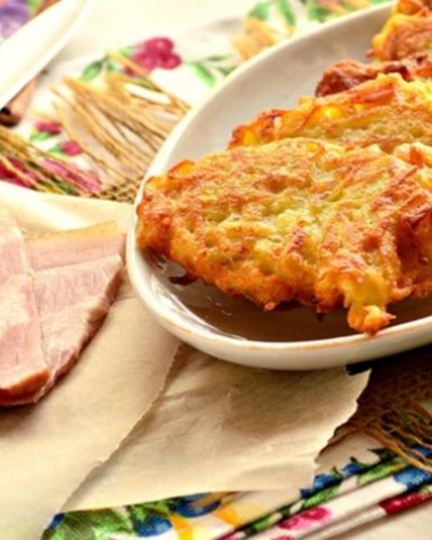 Рецепт картофельных оладий с беконом