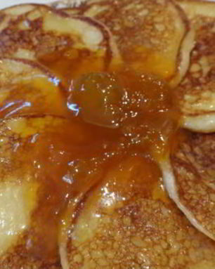 Кружевные оладьи