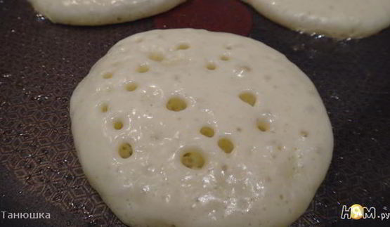 кружевные оладьи